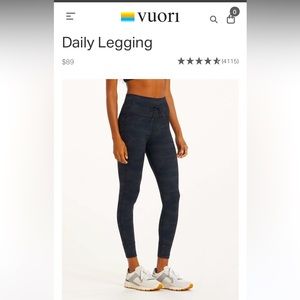 Vuori Camo Leggings